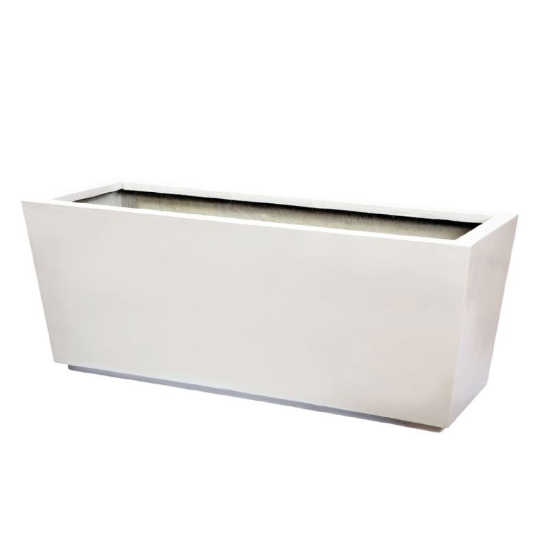 GRP / Fibreglass Trough Planters (100 x 30 x 60cm, Black)